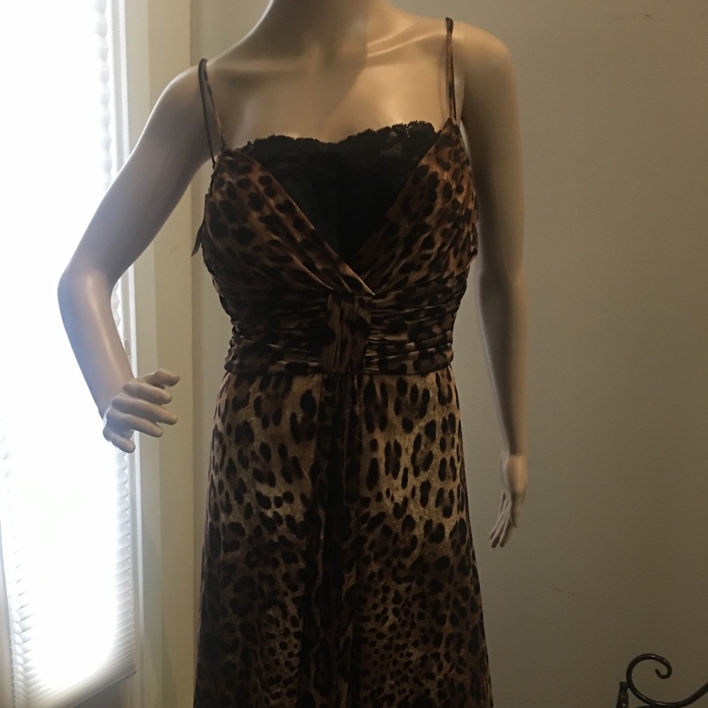 Dolce Gabbana animal print dress